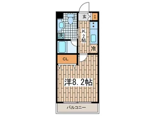 BRILLANTE【4階】の間取り