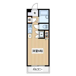 デルックス多摩川【2階】の間取り