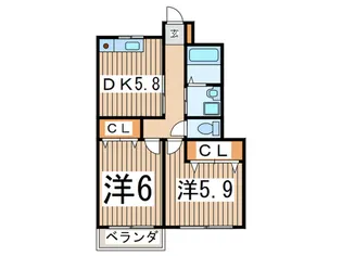 第5ダイソーハウス【1階】の間取り