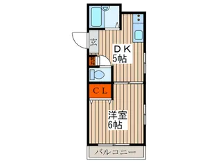 クレスト松井【1階】の間取り