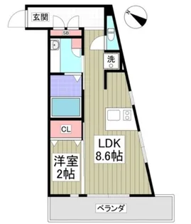 bon ville【1階】の間取り