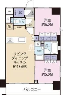 オープンレジデンシア代々木【2階】の間取り