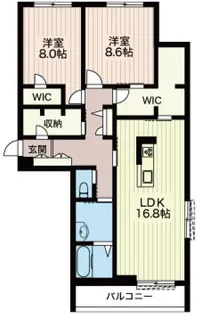 メゾン ド セラ II【2階】の間取り