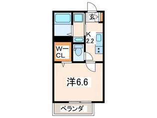 メゾン凪【1階】の間取り