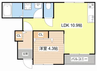 ジュピター【1階】の間取り