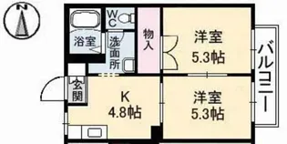 レイク・ルイーズ【1階】の間取り
