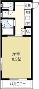 シーズンコート塩釜駅前【6階】の間取り