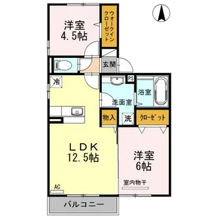 イオスB棟【2階】の間取り