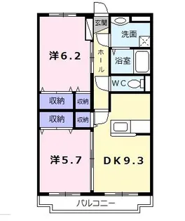 アスリート【2階】の間取り