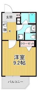 BUENA東大通【3階】の間取り