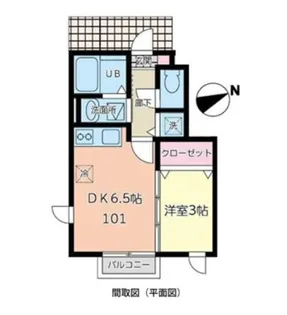 Luminare台原【1階】の間取り