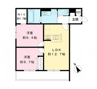 フィカーサ柏の葉【3階】の間取り