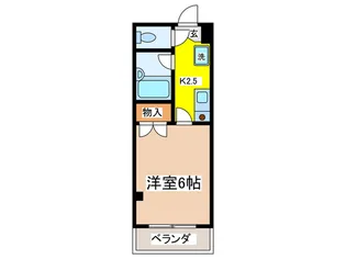 ラベンダ-仙川【4階】の間取り
