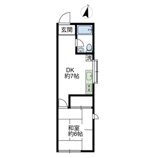 カーサR【1階】の間取り