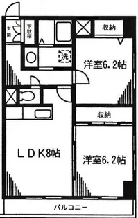 ハイブリッジクリニックマンション【4階】の間取り