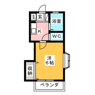 フェリエ梶ヶ谷【1階】の間取り