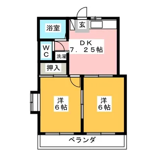 パストラル・ユー【2階】の間取り