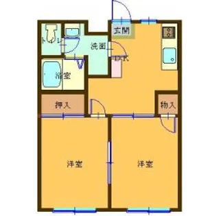 さくらレジデンス御城C棟【1階】の間取り