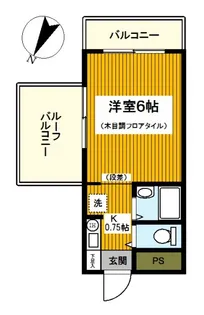 アビタシオンハイツ【4階】の間取り