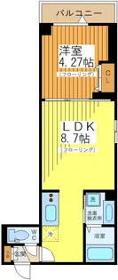ルリアン船橋【2階】の間取り