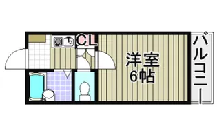 レンパレスパルコ【2階】の間取り