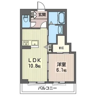 クラウドワ【2階】の間取り