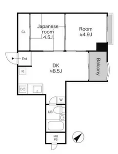 豊栄新都心マンション【2階】の間取り