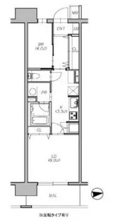 ロイヤルパークス西新井【8階】の間取り