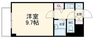 プラザ真砂【7階】の間取り