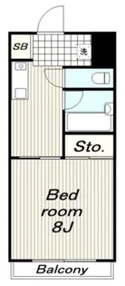 ファーストタウン中央【2階】の間取り