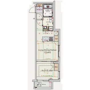 ビバリーホームズ鷺宮【2階】の間取り