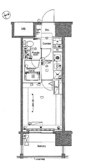 シーフォレシティ芝浦【2階】の間取り