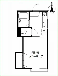 第1山形ハイツ【1階】の間取り