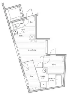 CREATIF南品川【1階】の間取り