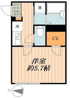 グランディールII【1階】の間取り