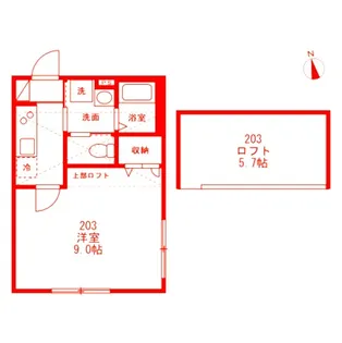Felice金沢文庫【2階】の間取り