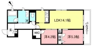 グランレヴィ【2階】の間取り