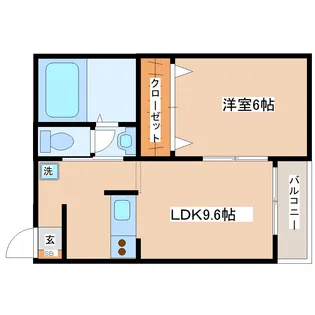 エターナルウィステリア【2階】の間取り