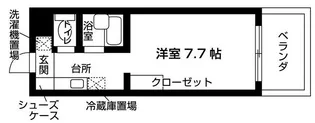 バウスクロス市川【15階】の間取り