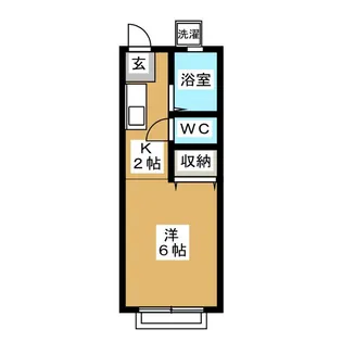 サニーハイツ【2階】の間取り