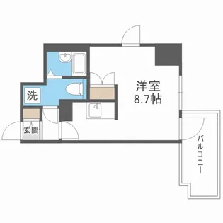 アストリア北大前【4階】の間取り