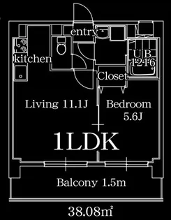 CENTER ISLAND【6階】の間取り