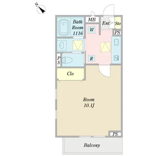 グラン セレーノI【3階】の間取り