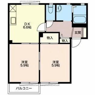 エトワールKC【2階】の間取り
