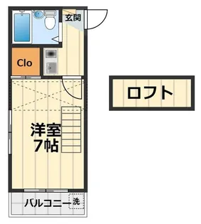 リシェス立野台【1階】の間取り