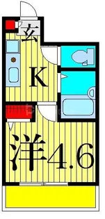 MELDIAお花茶屋【1階】の間取り