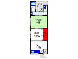 第二ふる里【2階】の間取り