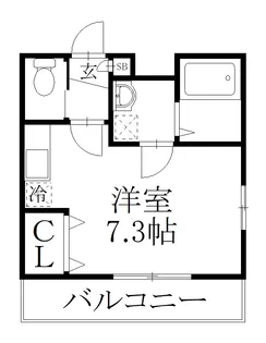 ヒロコーポ【1階】の間取り
