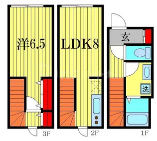 MOK-TERRACE新松戸の間取り