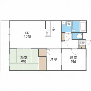 エトワール中の島【2階】の間取り